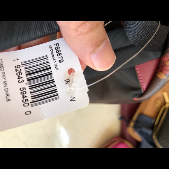 NWT Coach Mini Peony Floral Backpack - Picture 7 of 7